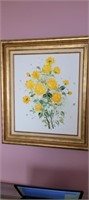 Yellow Rose Painting