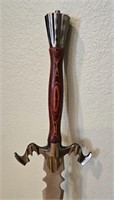 40" Stainless Steel Sword Wood Handle