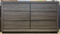 (CX) Tivoli 6 Drawer Gray Dresser