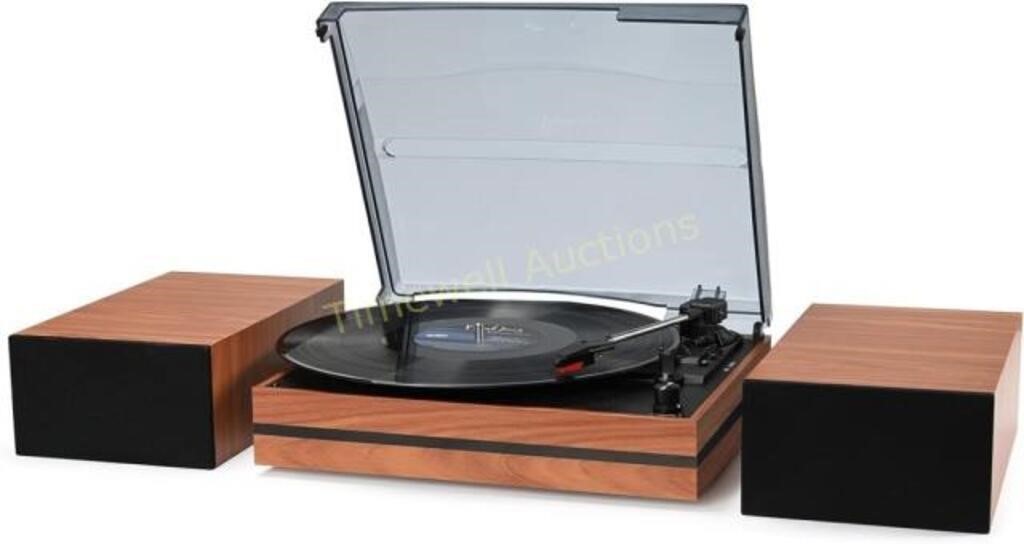 Record Player  Dual Stereo Speakers  3 Speed