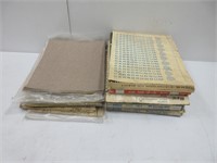 Sheets of Assorted Sandpaper