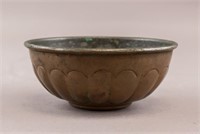 Tibetan Silver-plated Copper Bowl