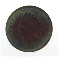 1904 Gem BU Rainbow Toned Indian Head Cent