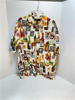 Vtg Beer Shirt Size Large