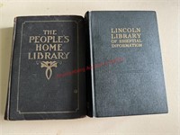 The People Home Library 1910 Lincoln Library 1924
