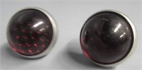(2) Purple/Rose Reflectors. Original. Vintage.