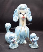 (S1) Vintage Tilso Ceramic Poodle Puppy Chain