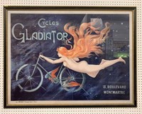 Paris France Cycles Gladiator Print