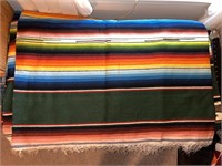Coloful Mexican Blanket / Throw