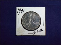 1991 AMERICAN SILVER EAGLE