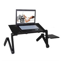 Portable Multifunctional Laptop Table, Black