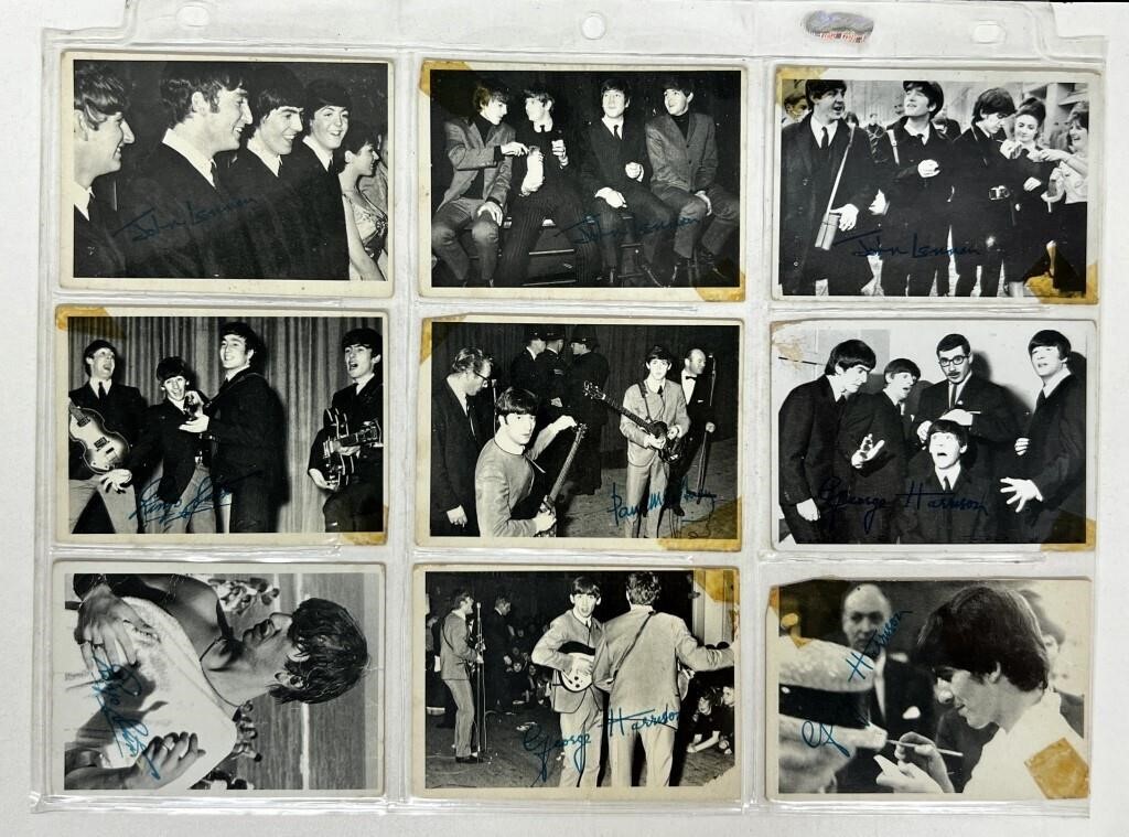 (9) BEATLES 3RD SERIES TRADING CARDS