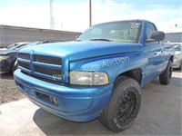 2000 Dodge Ram 1B7HC16Y1YS566388 Blue