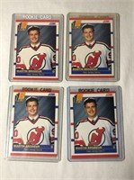4 Martin Brodeur Rookie Hockey Cards