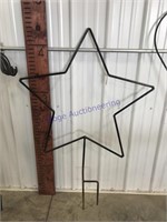 Star plant hanger, approx 43" tall