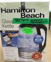 Hamilton Beach 1.7L Glass Electric Kettle