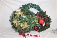 3 Wreaths, 27", 21" and 18"
