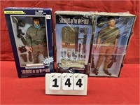 (2) Soldiers of the World Action Figures