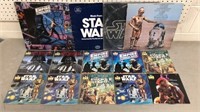 Vtg Star Wars albums & 33 1/3 record books