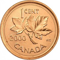 Canada 1 cent, 2000