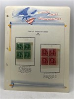 U.S. Commemorative Famous American Series 1940