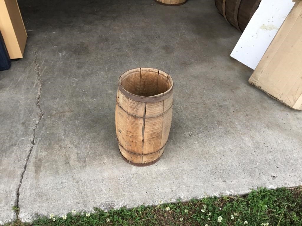 Wooden mail keg