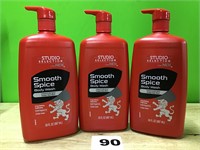 Studio Selection Smooth Spice Body Wash lot of 3