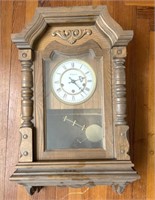 Molyneux Wood Wall Clock 17” x 27”