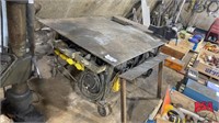 4' X 6' Steel Welding Table W/ 5 Bench Vice