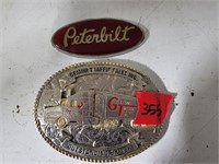 Outstanding Truck Driver Belt buckle & Peterbilt