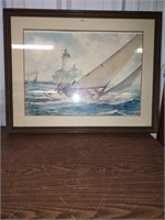 Large Sailboat Print