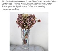 MSRP $17 Modern Glass Vase