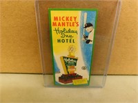 Mickey Mantle Holiday Inn Baseball Card