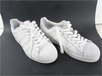 Size 9.5 Adidas Superstar Sneakers - White