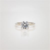 14kt Gold 1.63 Carat Round Diamond Engagement Ring