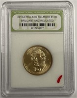 2010-D Millard Fillmore $1 Brilliant Uncirculated
