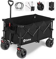 Sekey 220l Collapsible Foldable Wagon With 330lbs