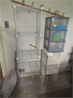 Shelving units and storage containers
