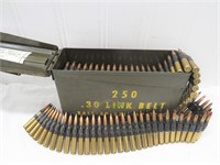 (250 Round Can) Linked .30-06 Cartridges in