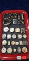 Tray Of (26) Assorted Watches