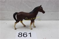 Vintage Josef Orig. Porcelain Large Brown Horse