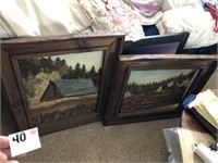 Barn Framed Picture / Paintings