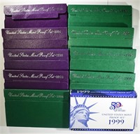 RUN OF 1990’S PROOF SETS