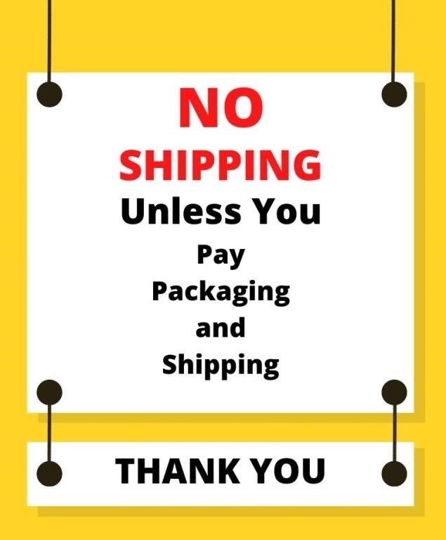 NO SHIPPING