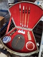 Vintage Chinese calligraphy set I have not seen