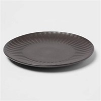 14" Round Serving Platter, Gray