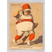 Circa 1890 Baseball Trade Card