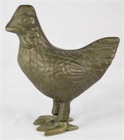 Brass Chicken Figurine
