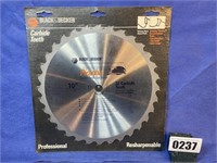 Black & Decker 10" 32 Carbide Teeth Saw Blade