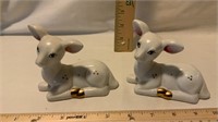 Vintage Ceramic Deer Figurines